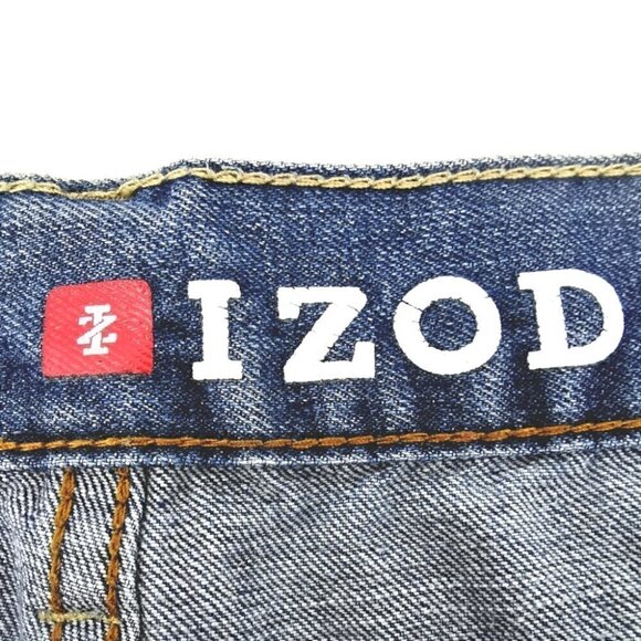 Izod Men's 34 x 34 Cotton Regular Blue Jeans - Picture 6 of 15